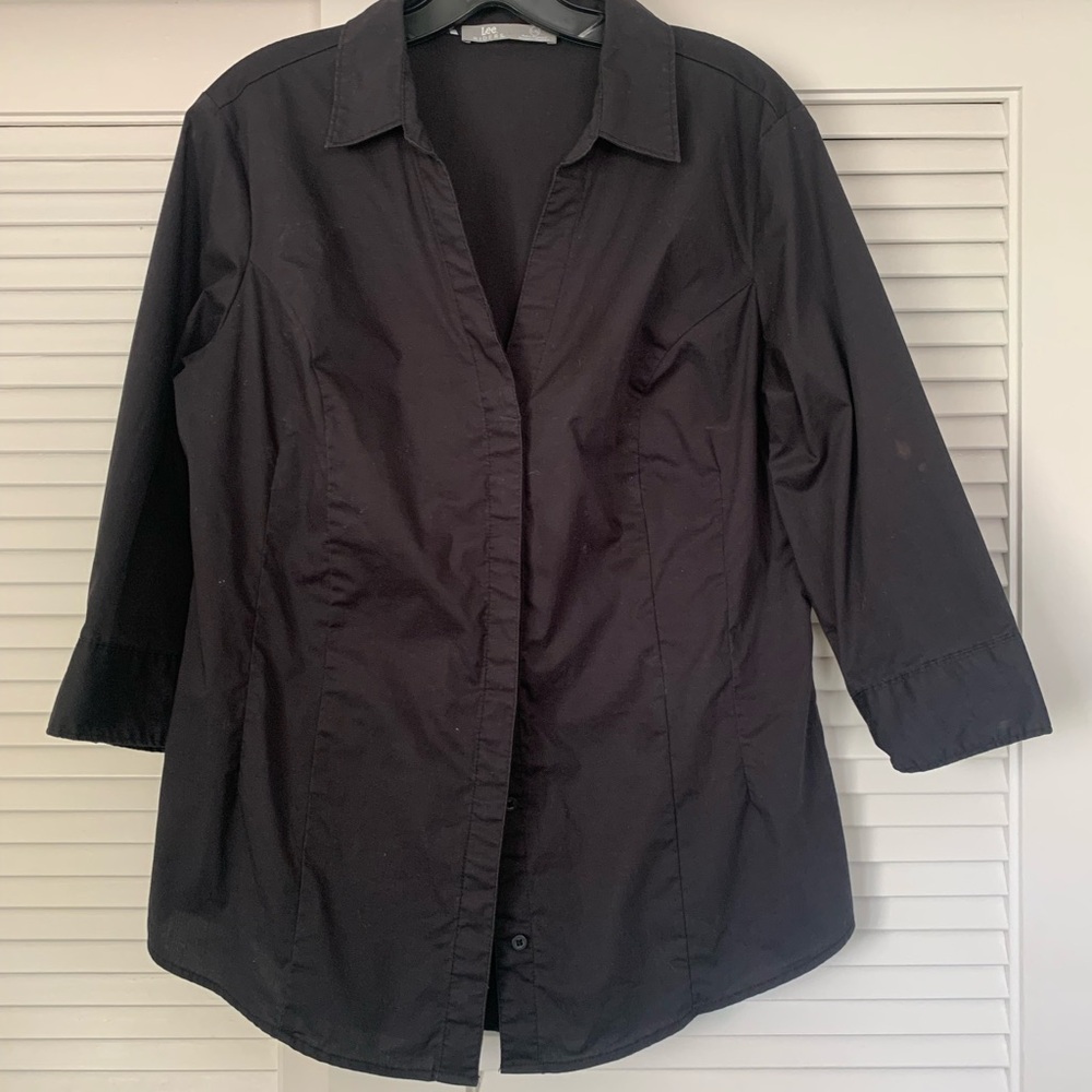 Black Button-Up Shirt